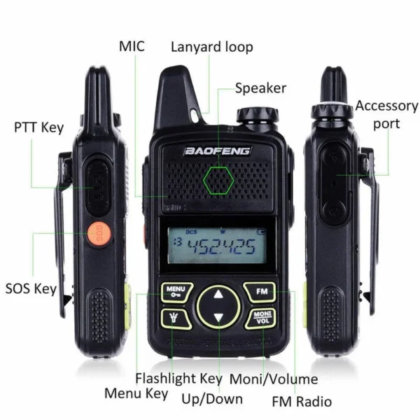 2 x Baofeng Mini T1