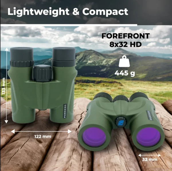 8x32 High Definition, High Power Tactical Binoculars