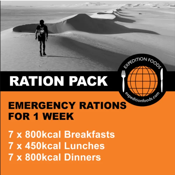 Expedition Foods Emergency Rations for 1 week