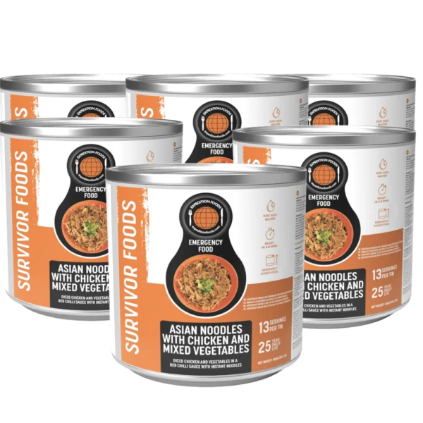 Expedition Survivor Food Range Box of 6 Tins