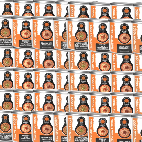 Expedition Survivor Food Range Box of 48 Tins